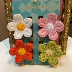 Piper Yellow and Orange Floral Hair Accessories 3 For 35